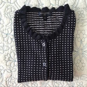DONATED BR Factory | Navy Dot Cardigan | PXXS